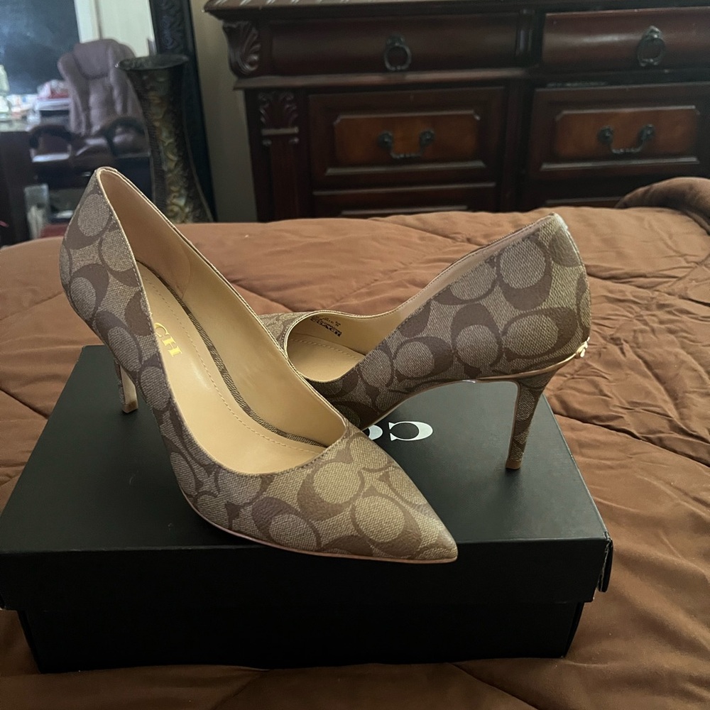 Coach Women's Brown Heels